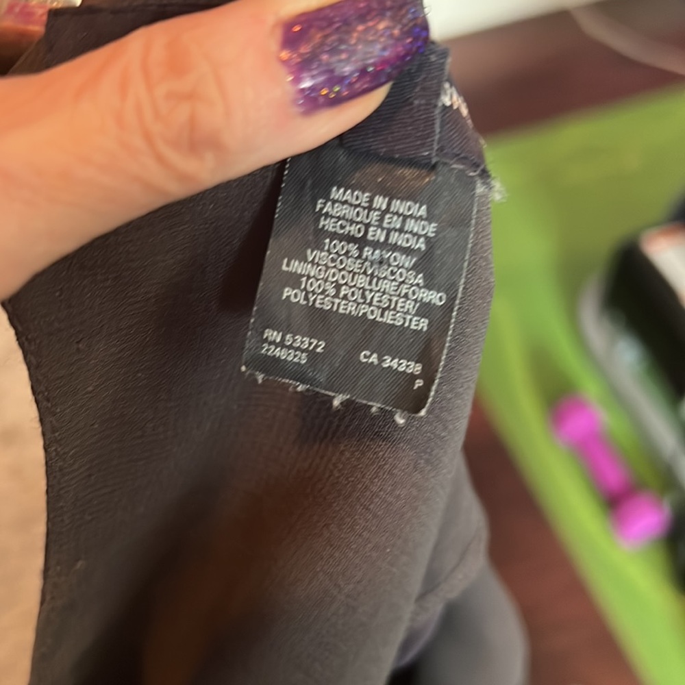 🎉 French Connection size 2 grey with sequins tank mini dress 🎉 - Picture 6 of 12